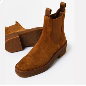 Loeffler Randall Raquel Cacao Pull-On Boot size 7.5